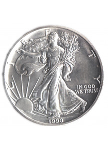 1990 STATI UNITI  1 Dollaro Liberty Argento Oncia